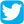 Twitter white on blue rounded